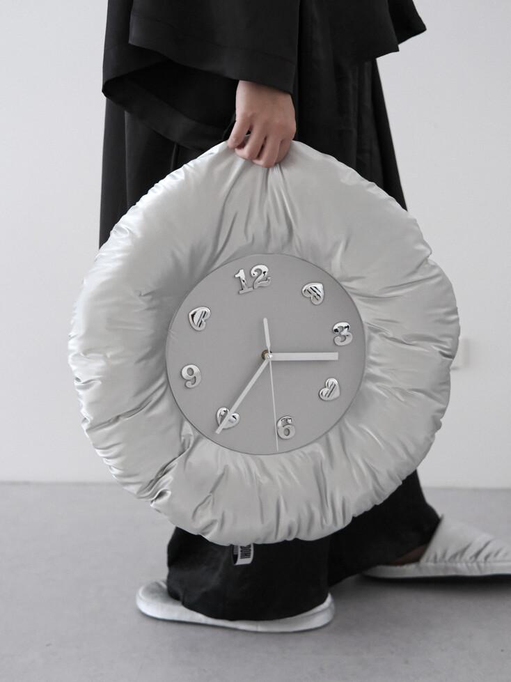 Souffle Clock(수플레무소음벽시계) _ 2color