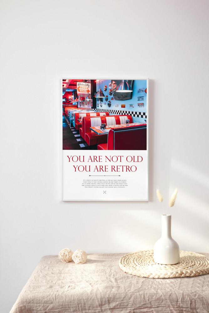 You are Retro 미드센츄리 모던 빈티지 바우하우스 인테리어 포스터 액자