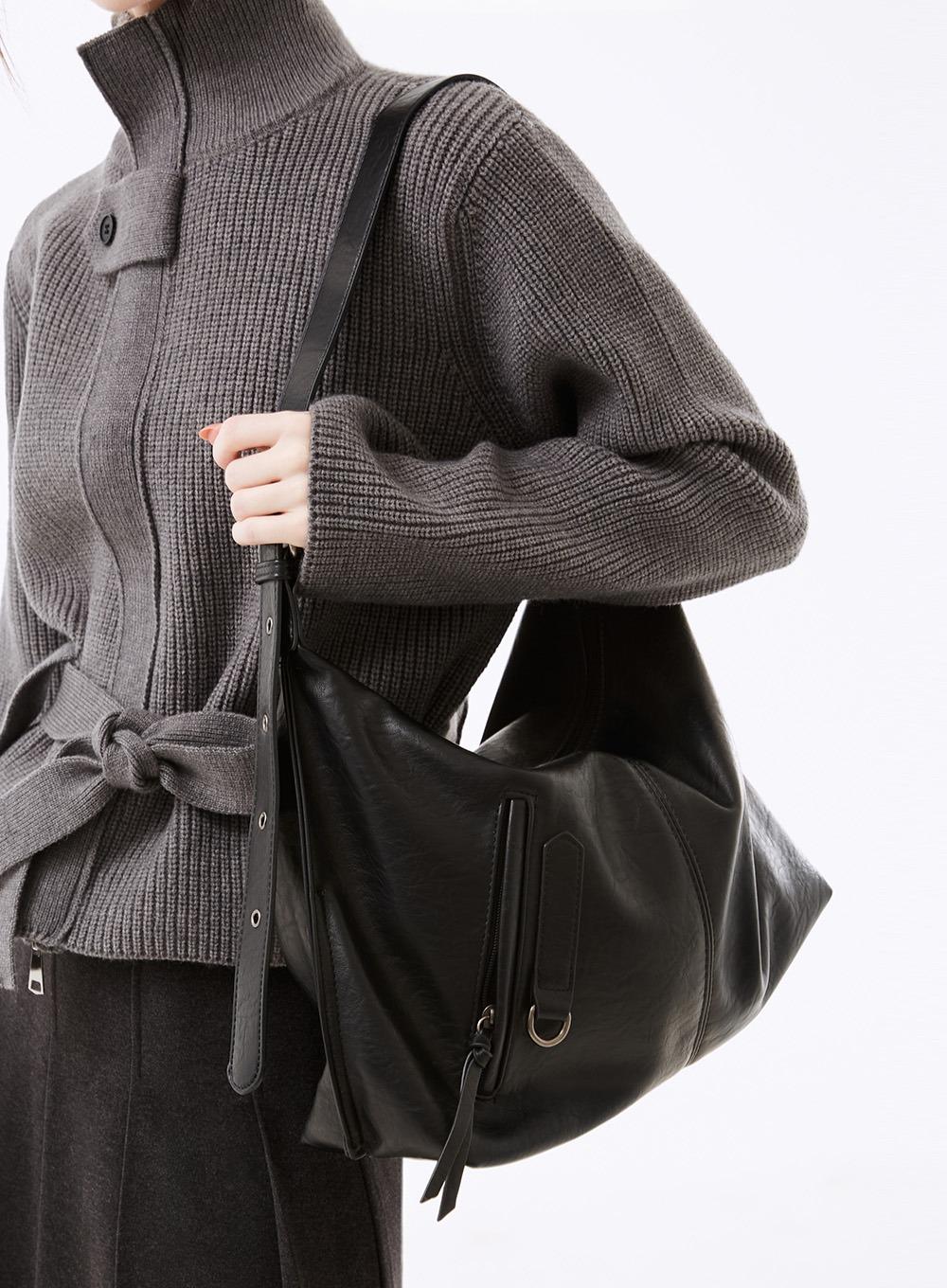 라딘 빈티지 레더 숄더백