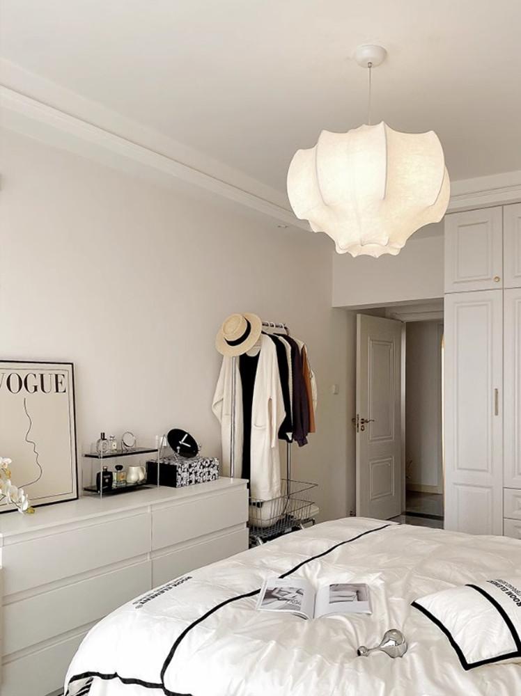 노르딕 실크 플로스 샹들리에 거실 침실 코쿤 cocoon