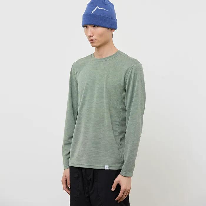 LIVE WOOL MIX LONG SLEEVE (Green)