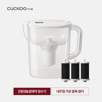 (틱톡)쿠쿠 인스퓨어 3.8L 필터 정수기(필터 3개 본품포함)