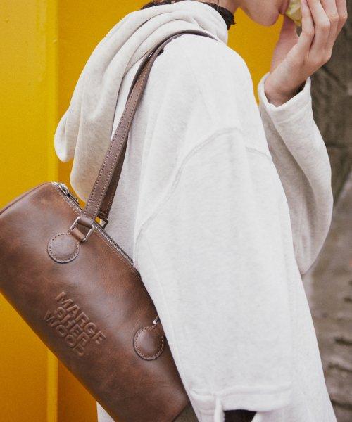 LOG MEDIUM_washed brown pull-up