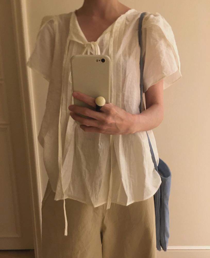 메이비베이비 Lisse Blouse (2colors) (예약주문 6/25이후 순차발송)