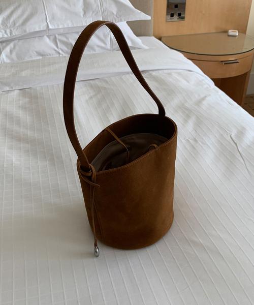 Suede Basket Bag - 2Color