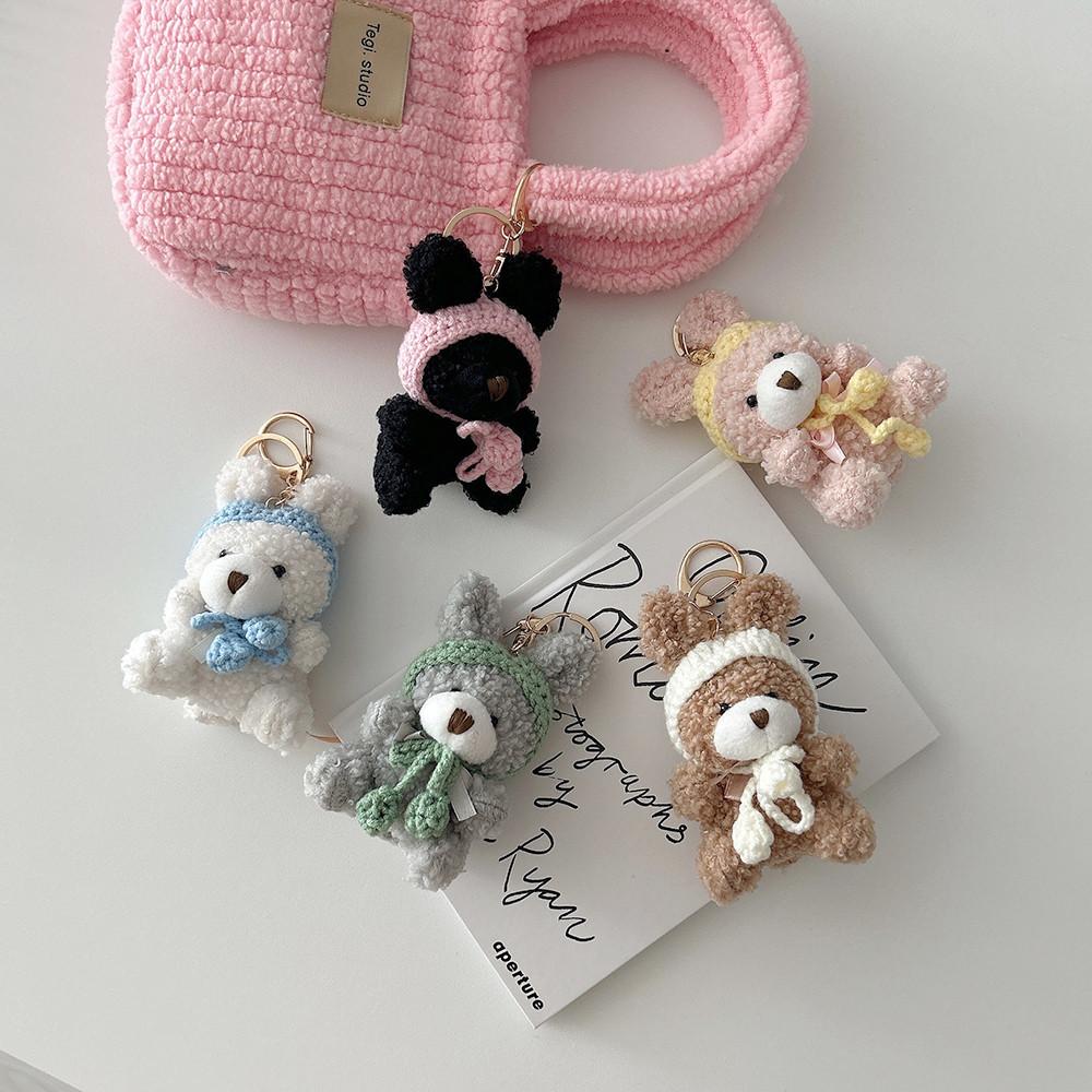 귀도리 토끼인형 키링 가방장식 5color