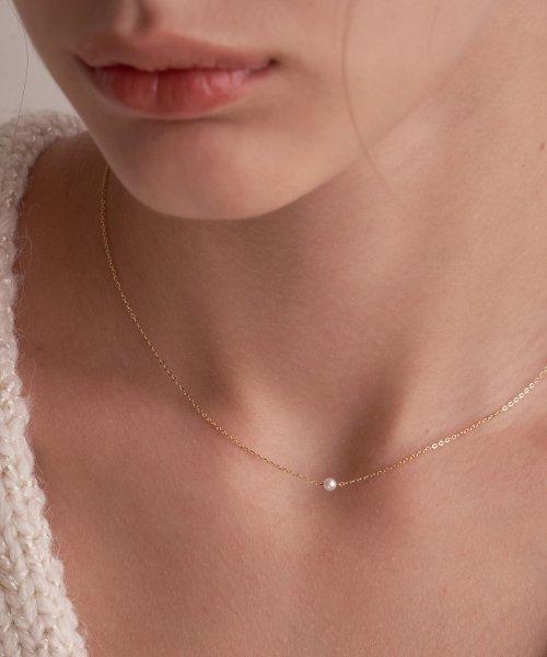 [14K] 미니 담수 진주 목걸이