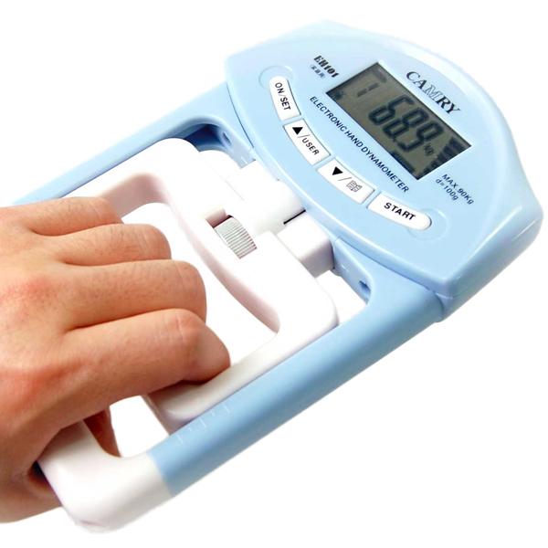 캠리 디지털 악력측정기 악력기 한글설명서 건전지 제공