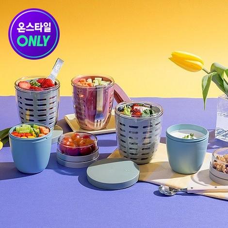 [CJ단독컬러 최초공개] 최화정쇼 후르츠팟 2개+미니런치팟 1개