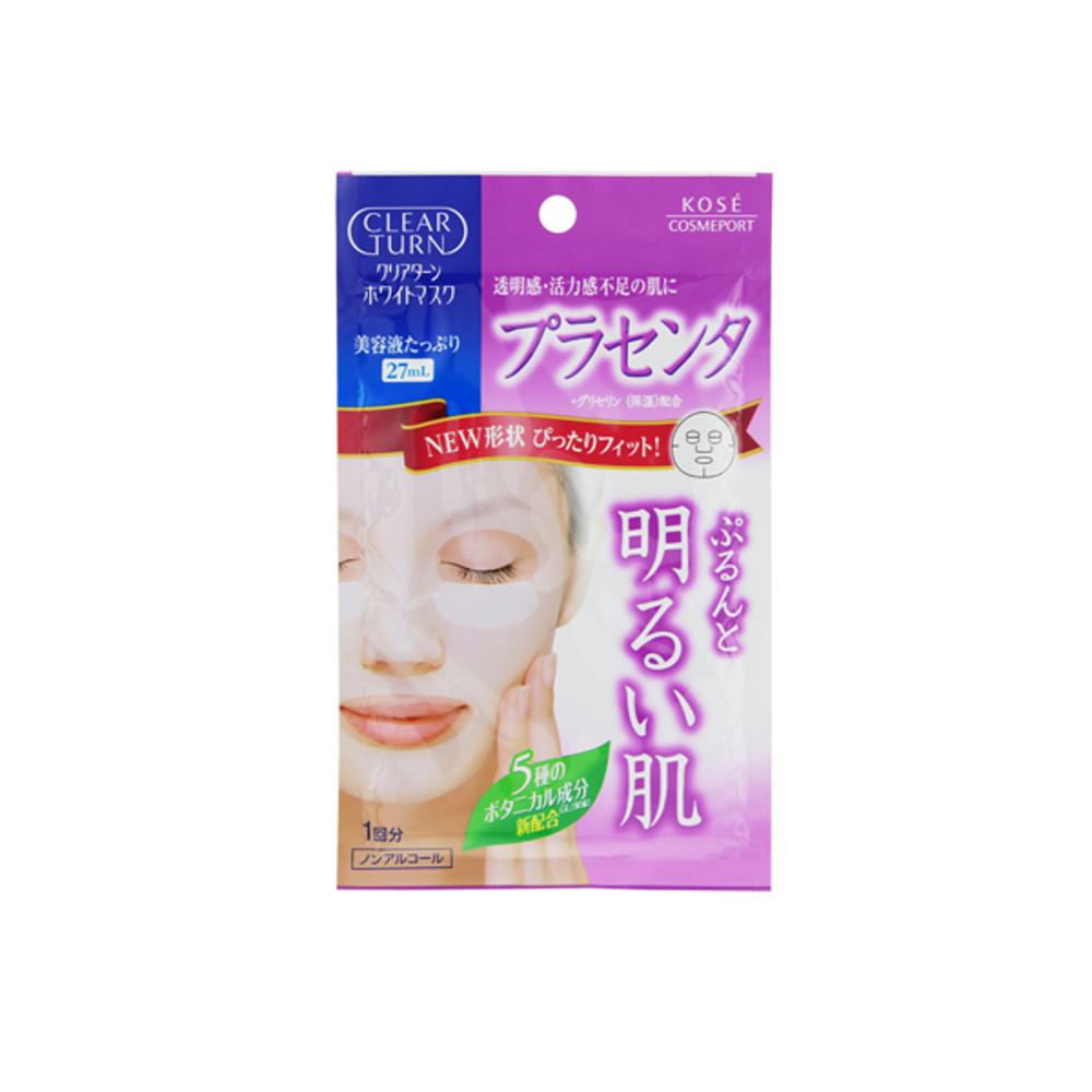클리어 턴 화이트 마스크팩 태반(탄력) 5매