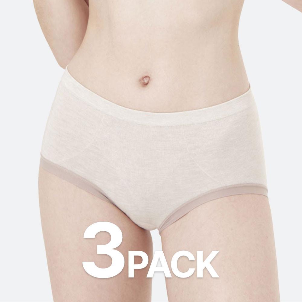 [3장세트] 모달 심리스 햄라인 안착 팬티