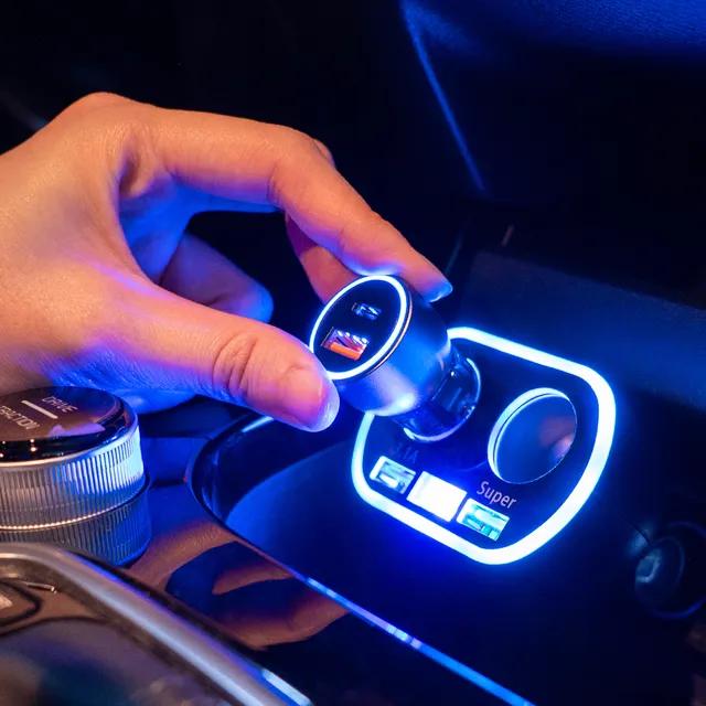 차량용 시거잭 포트 고속 충전기 C타입 USB