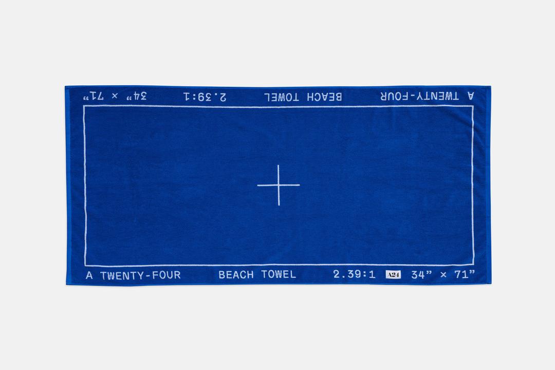 Blue Widescreen Beach Towel