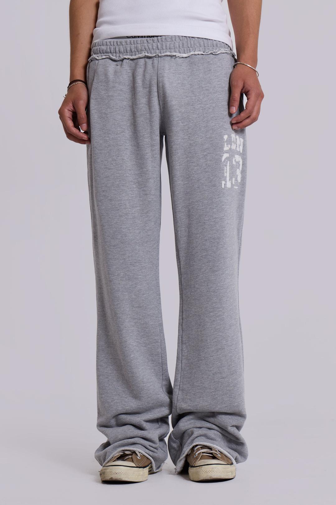 13 Grey Marl Slim Monster Joggers - S / Grey Marl