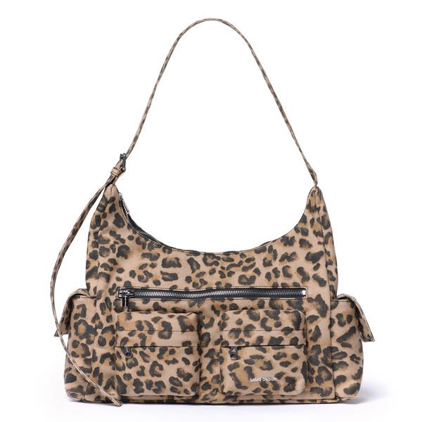 포켓 머그백 pocket mug bag L denim leopard