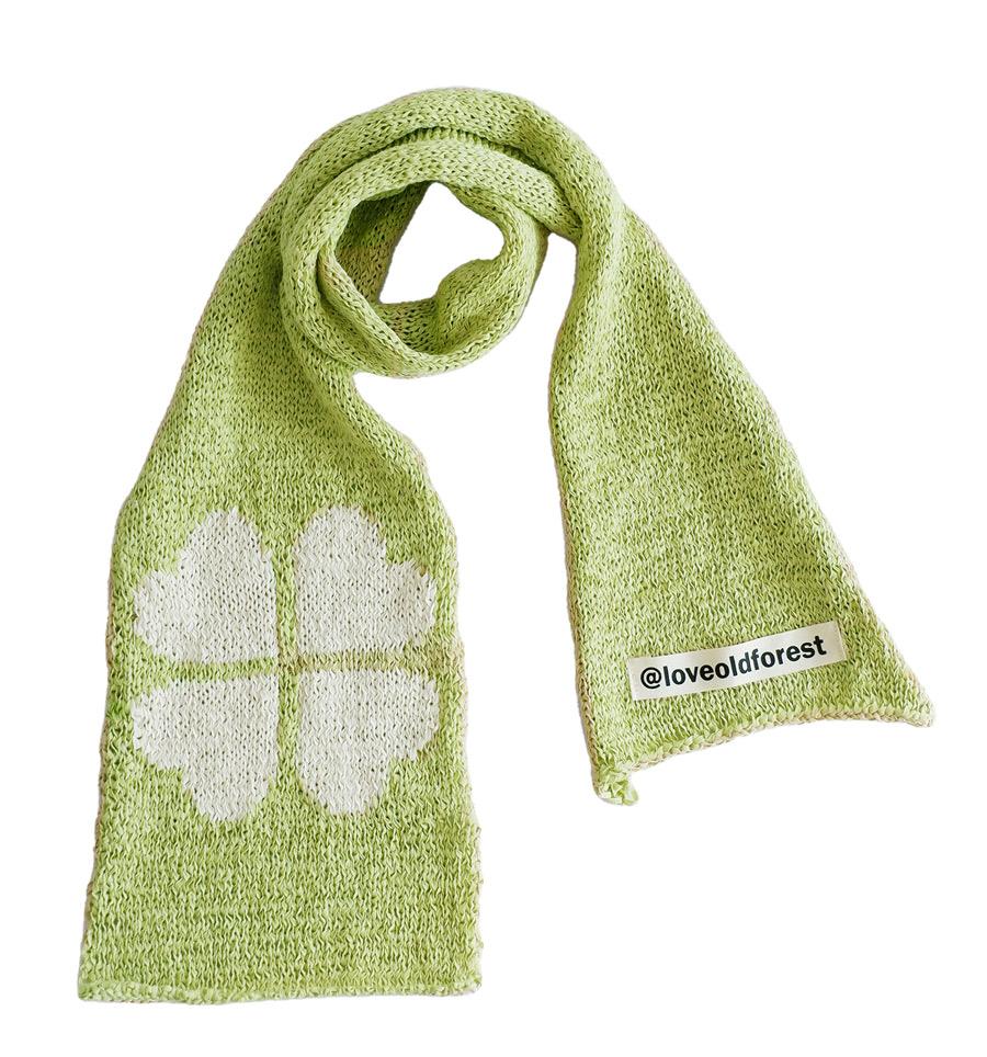 so cute clover cotton muffler