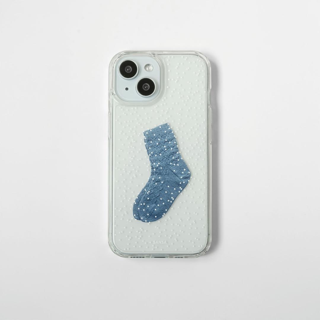 Winter Socks Clear Phone Case