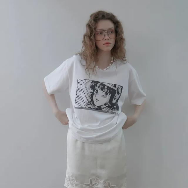hether sequence t-shirts (white-charcoal)
