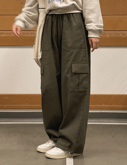 볼디스트링카고팬츠