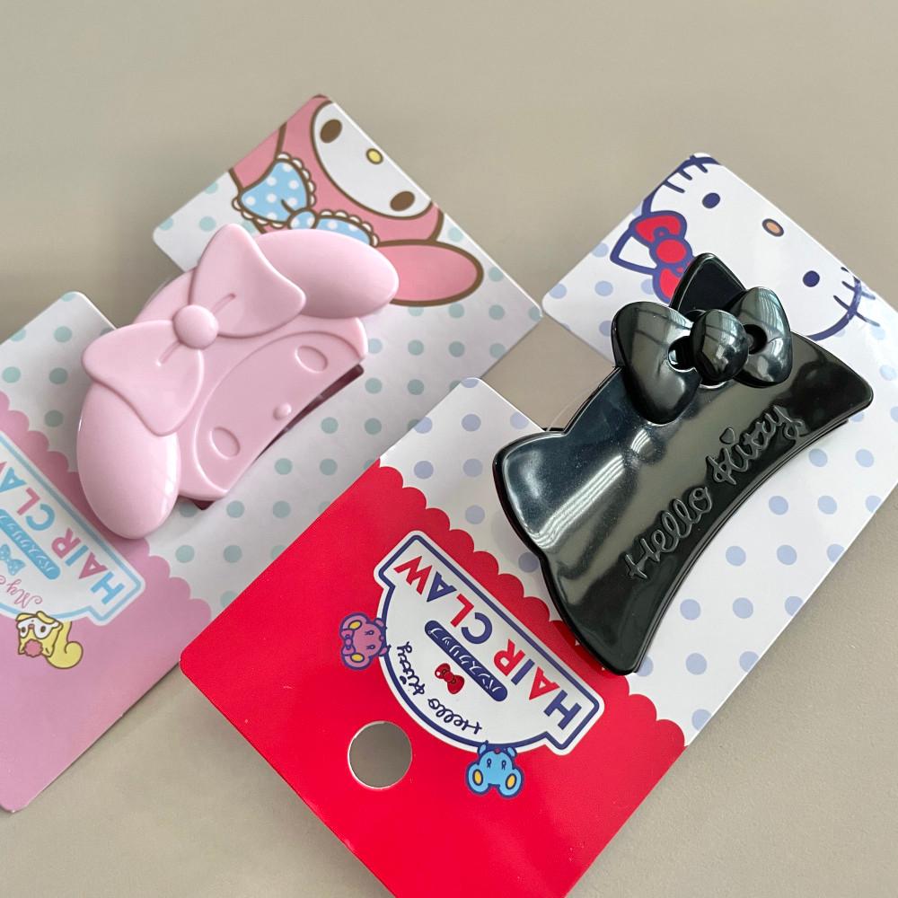 당일배송📦 마이멜로디 & 헬로키티 헤어 집게핀 산리오 정품 굿즈 올림머리 반머리 (2 type)