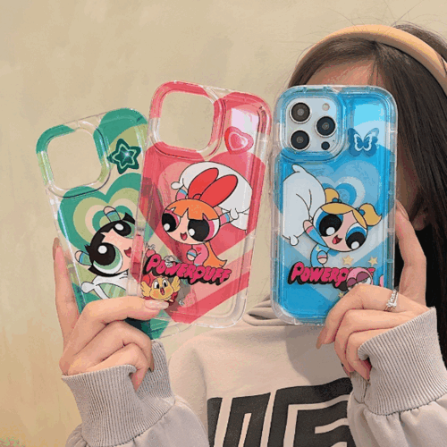 파워퍼프걸 하트빔 케이스