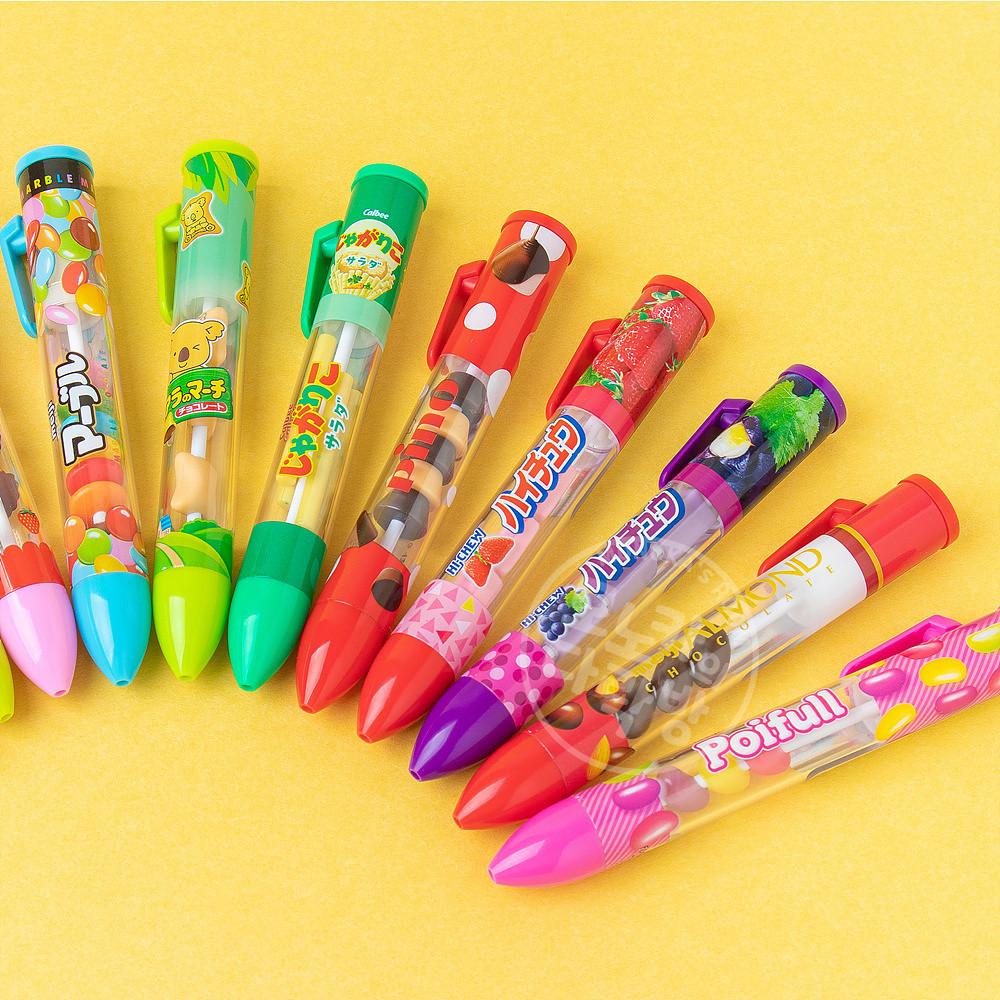 일본볼펜 과자 통통 볼펜 2종 세트 마니또선물 소소한선물