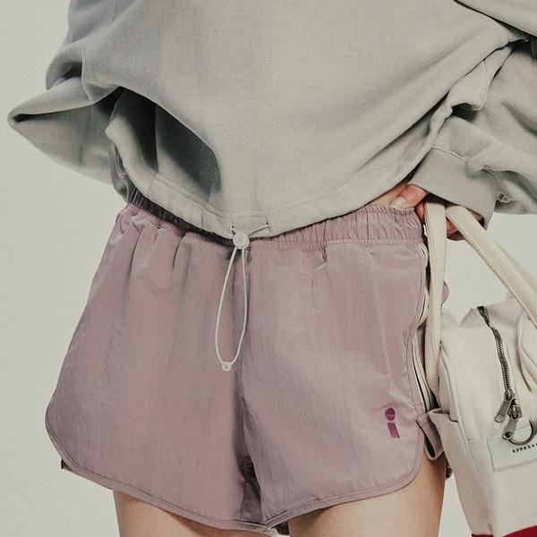 [재입고] 사이드 테이프 포인트 런닝 숏츠-핑크