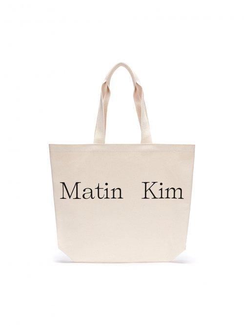 MATIN LOGO ECOBAG IN IVORY