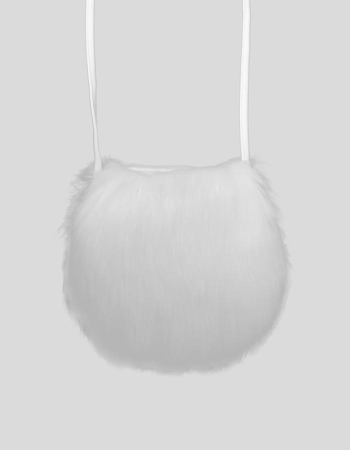 poko fosca) Fluffy bag (White) 재입고