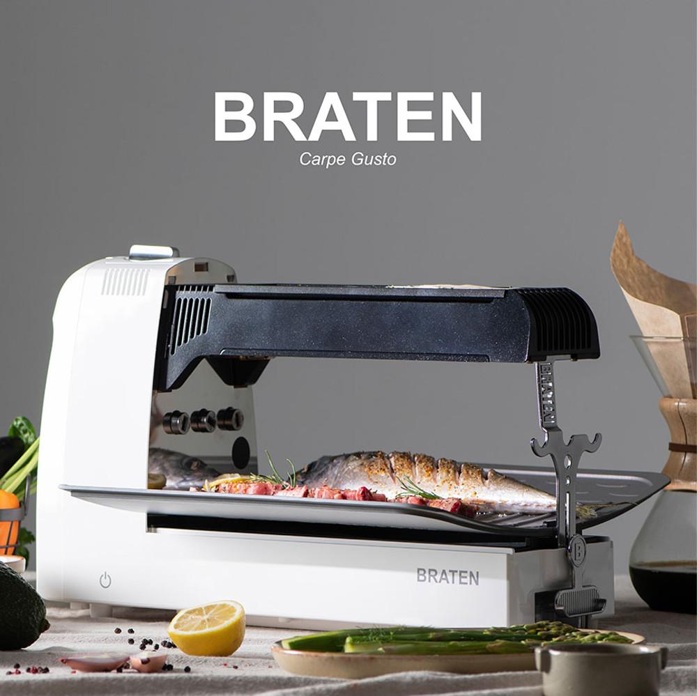 [브라텐 공식몰] 브라텐 연기안나는그릴 가정 캠핑용 다기능 가스그릴