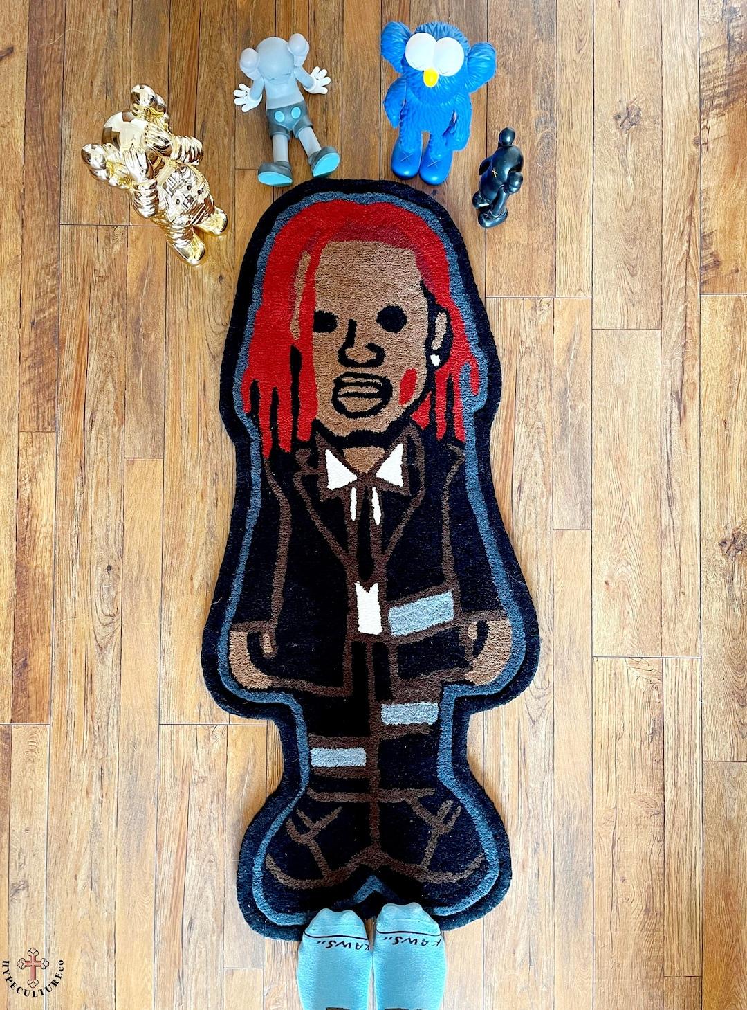 CARTI RAPPER RUG / playboi rug / Hypebeast carpet / Father's Day Gift / gift for him / 48 inch