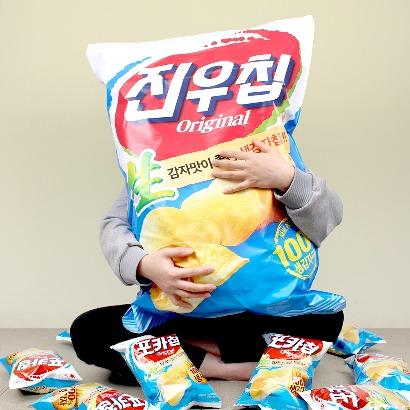 주문제작 대왕 과자 봉투