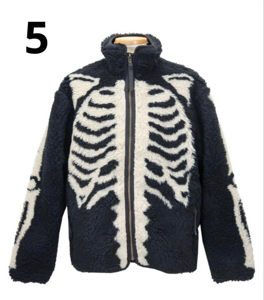 메루카리 - KAPITAL 캐피탈 본 보아 플리스 리버시블 블루종 자켓