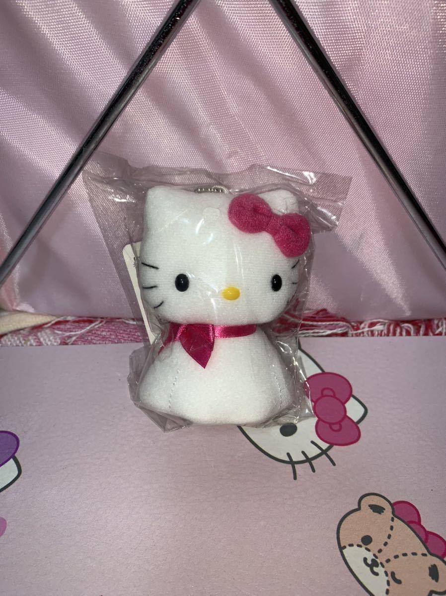 てるてる坊主ハローキティマスコットぬいぐるみ・・・ピンク