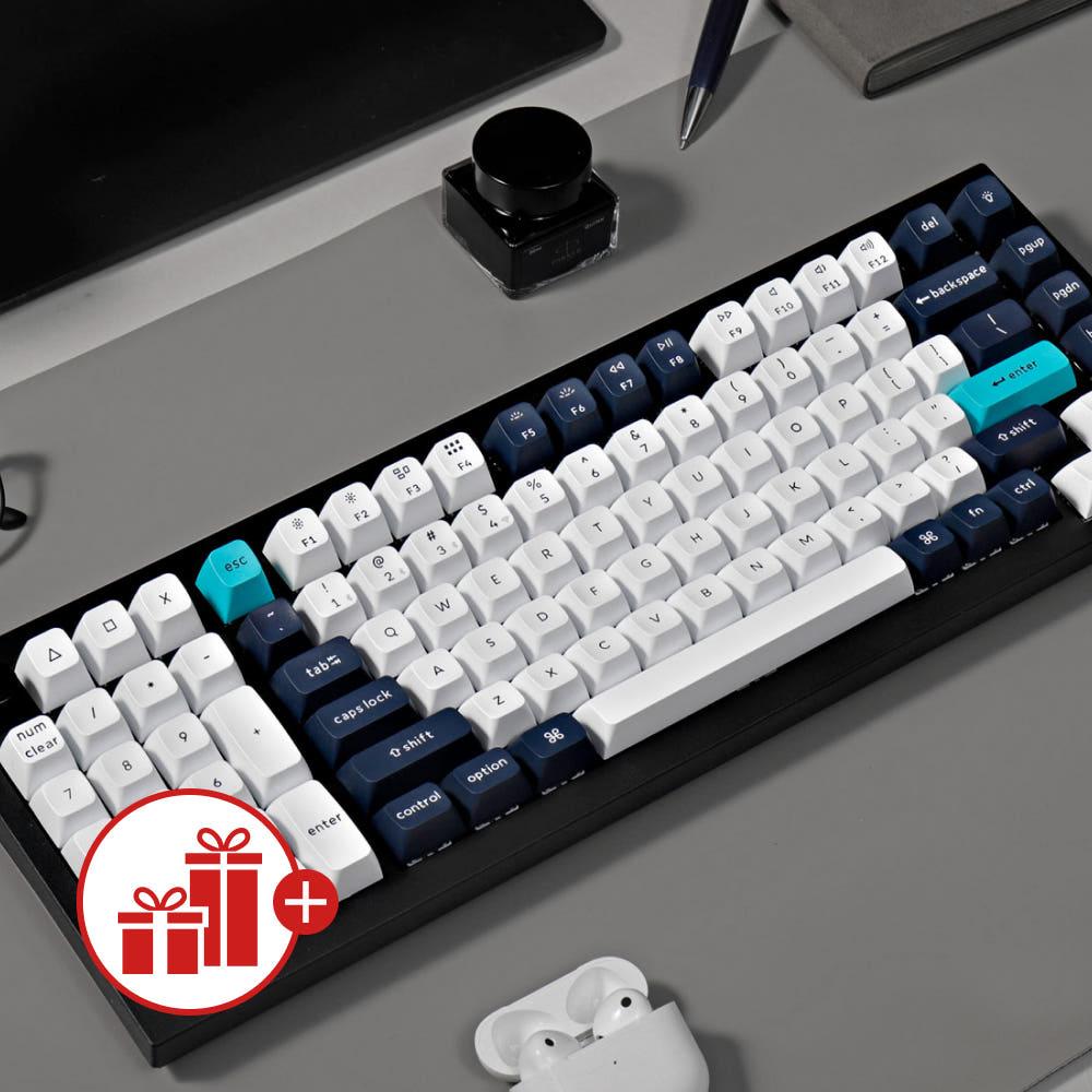 키크론 Q12 PRO MAX 알루미늄 RGB 핫스왑 커스텀 기계식 키보드 애플 맥 풀배열