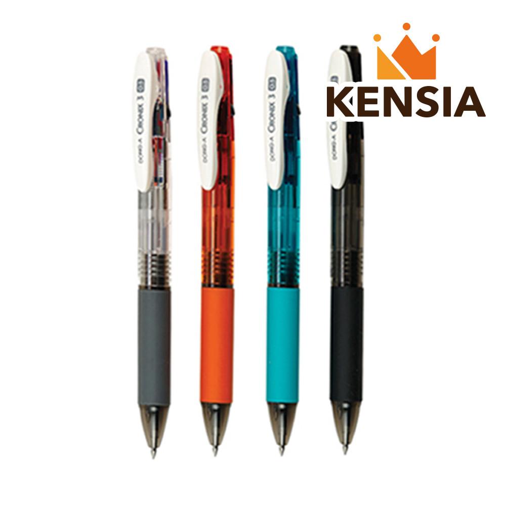 동아 크로닉스 3 멀티펜 3색볼펜 0.5mm 부드러운 필기감 다색 펜