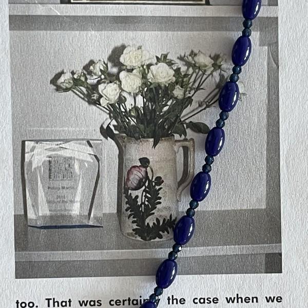 코발트 뮤즈 목걸이