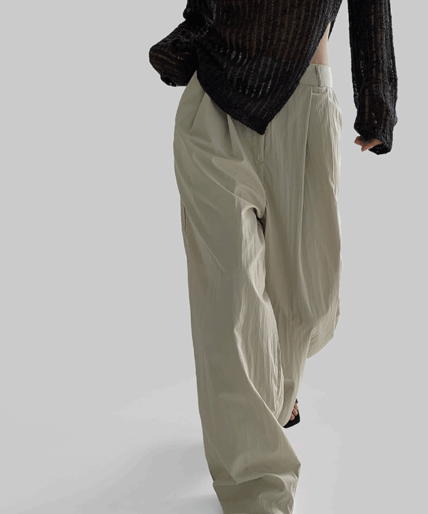 매니크 루크디 핀턱 와이드슬랙스