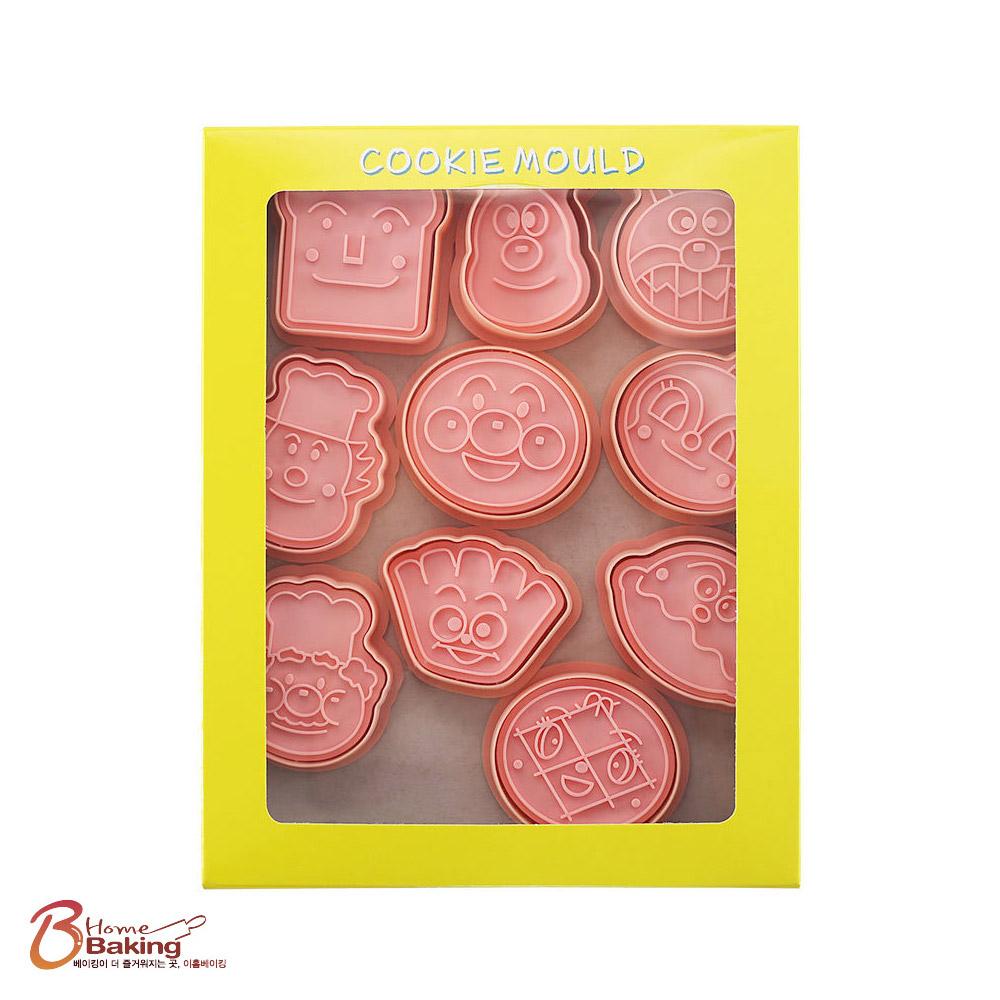 식빵외캐릭터푸쉬커터10종