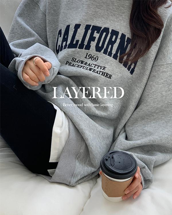 10가트 [단독]🍂[6만장돌파/자체제작][반팔티/레이어드티] 오버핏 무지 반팔 면 티셔츠 이너티 255