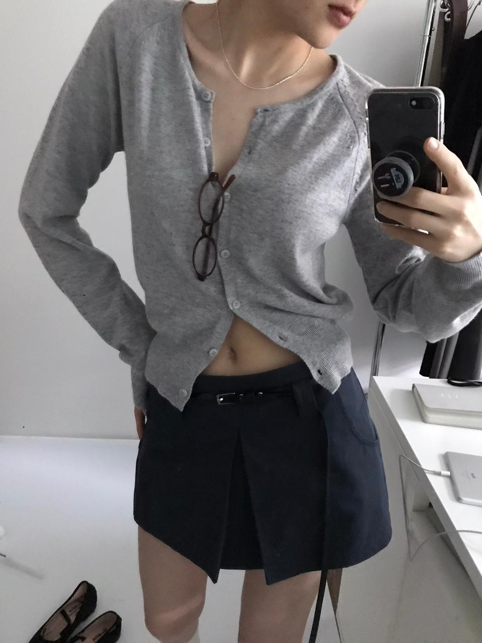 ROUND NT CD 라운드 니트 가디건 (2COLOR)