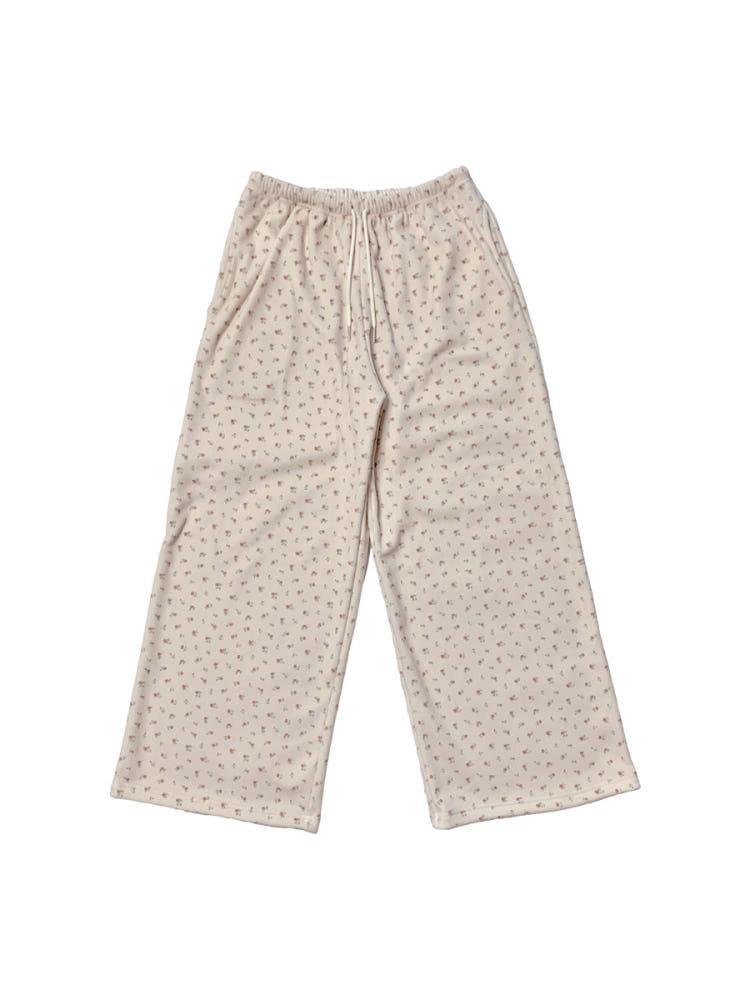 러빈 플라워 밍크 팬츠 (핑크)