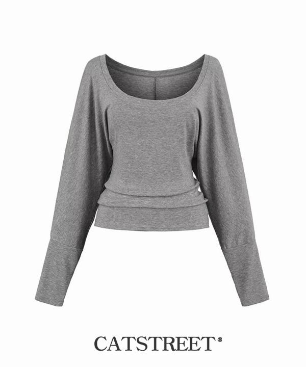 캣스트릿 와이드 라운드 캐주얼 티셔츠 (블랙,화이트,그레이,베이지,핑크)