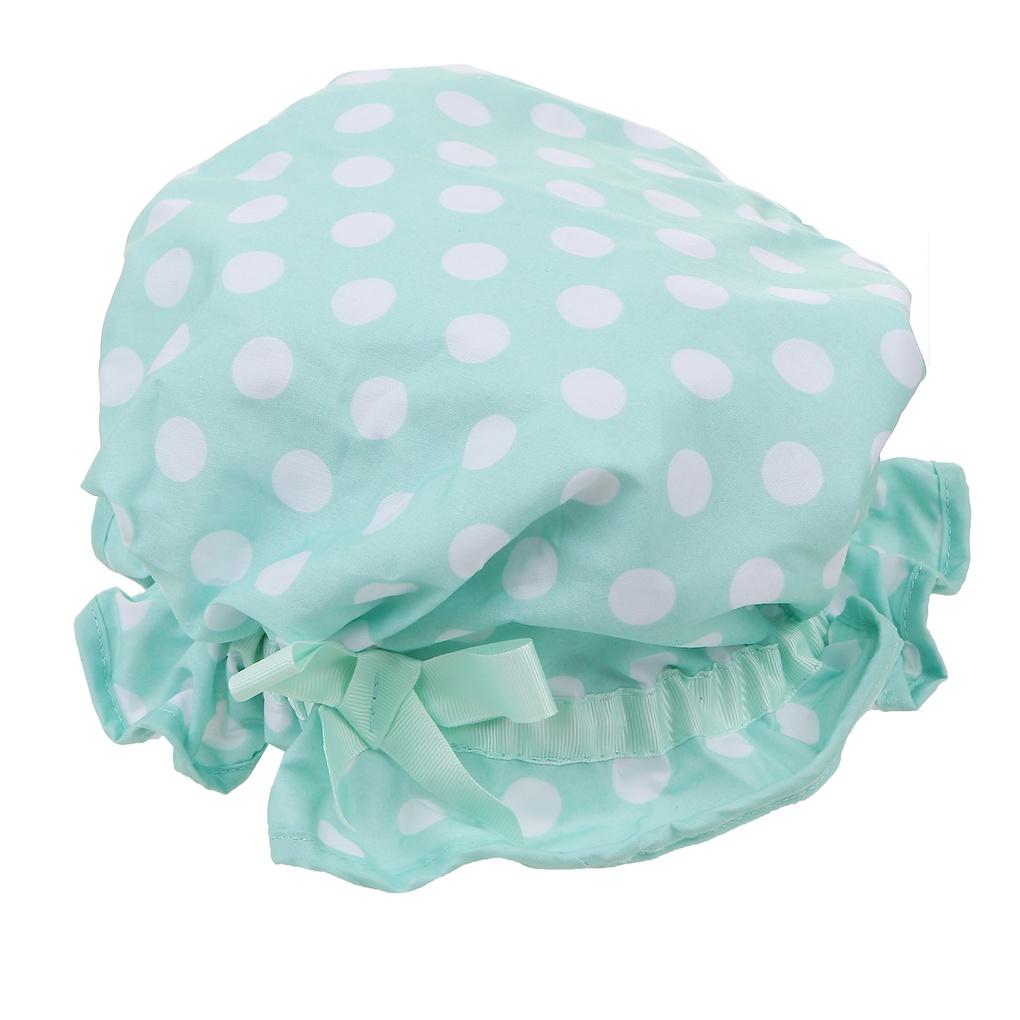 BT 민트 도트 헤어캡