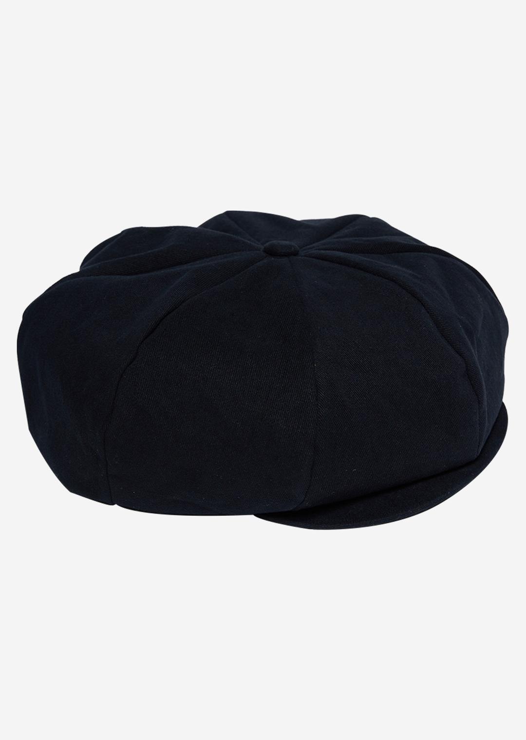 BIG NEWSBOY CAP (BLACK)