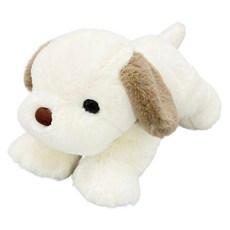 이젠돌스 라잉독 뭉뭉이 부드러운 강아지인형 크림 32cm