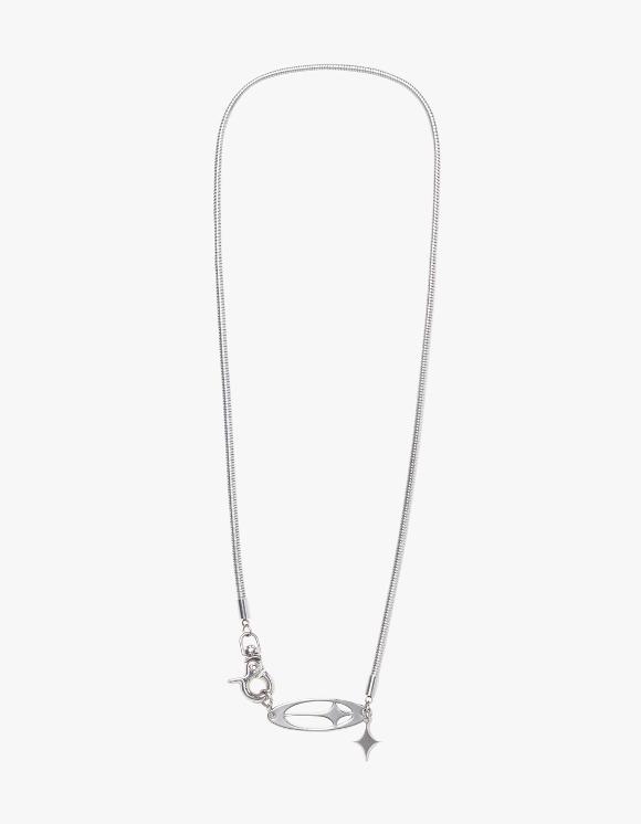 Sunlight Symbol Necklace - Silver