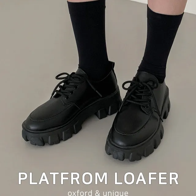 ◈추가금X◈최저가◈옥스퍼드로퍼 레이스업 통굽 라운드 레이스업 하이틴 4계절 무광 유광 로퍼 ws-3250