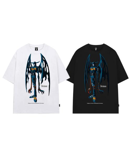 [디지몬 어드벤처] Devimon Overfit T-shirt - 2COLOR