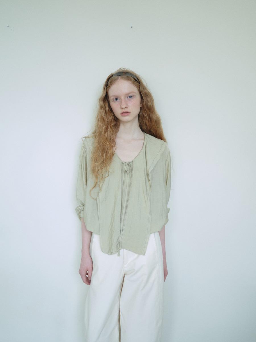 Oscar Ruffle Blouse _ 2 colors